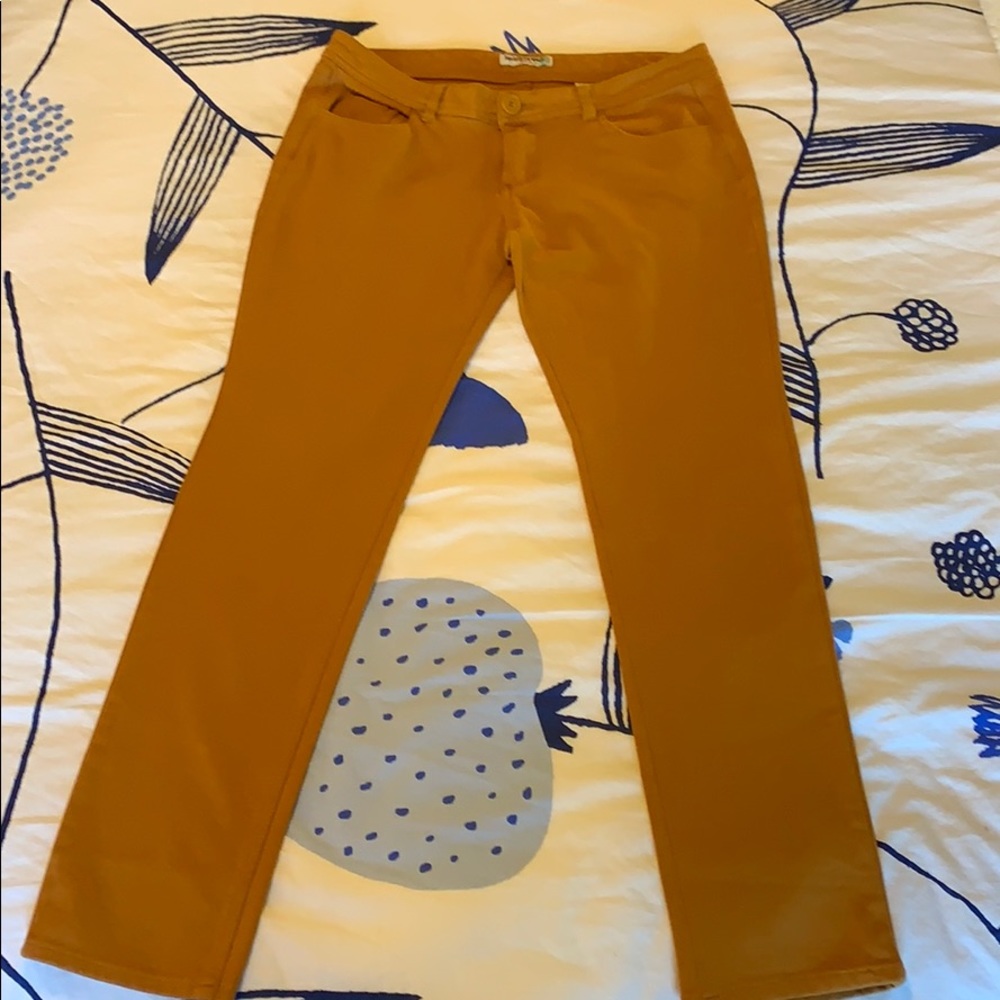 Lovesweet mustard skinny pants